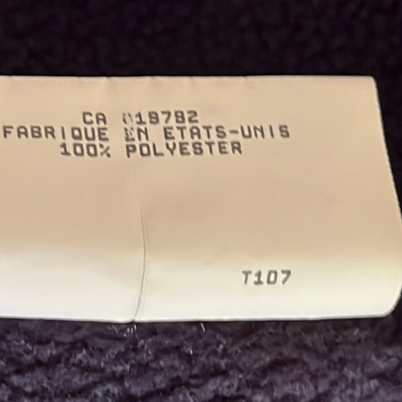 Timberland Weather Gear fleece Men’s Medium 1/4 zip jacket; navy; Vintage, USA. - Picture 11 of 13